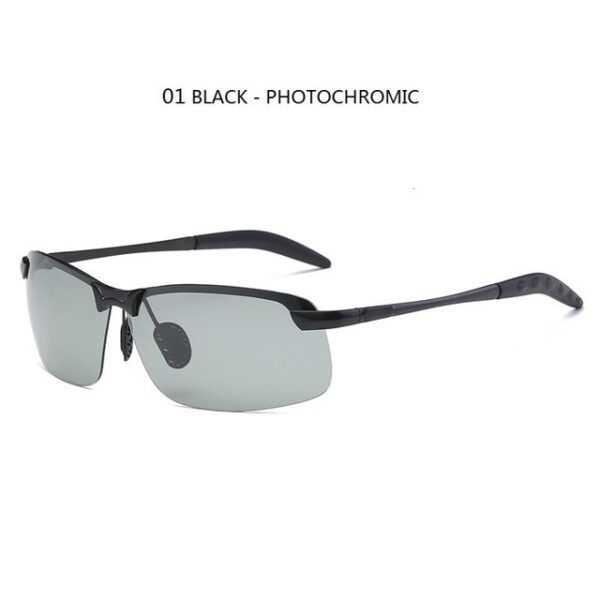 Photochromic Sunglasses Mga Lalaki nga Polarized Driving Chameleon Salamin Laki Pagbag-o sa Kolor Sunglasses Adlaw sa Gabii Panan-awon