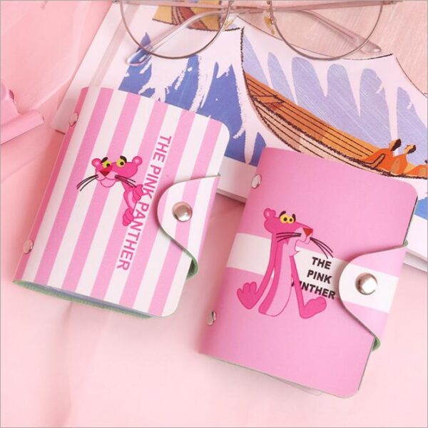 Pretty Flamingo PU Ġilda Detentur tal-Kard ta 'Kreditu Renault Key Card Qoxra Identity Card Qoxra Każ Detentur 3