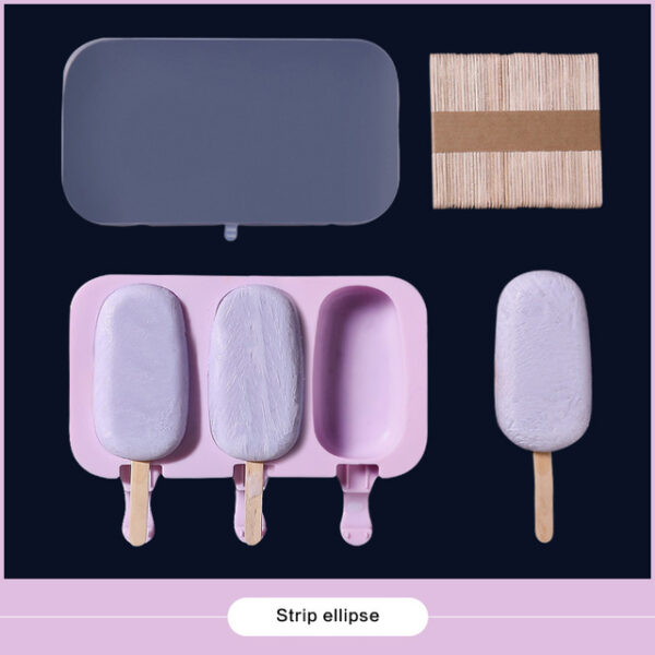 Silicone Ice Cream Mould Magamit Pag-usab Ice Cubes Tray Freeze Popsicle Mold Dekorasyon sa Pasko DIY Ice Cream 1.jpg 640x640 1