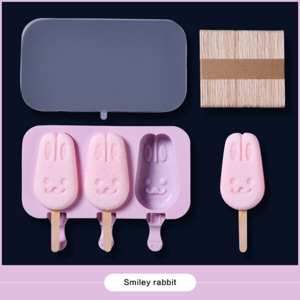 Silicone Ice Cream Mould Magamit Pag-usab Ice Cubes Tray Freeze Popsicle Mold Dekorasyon sa Pasko DIY Ice Cream 4.jpg 640x640 4