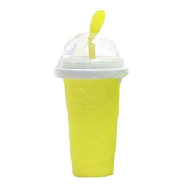 Slushy Ice Cream Maker Squeeze Peasy Slush Quick Cooling Cup Milkshake Bottles