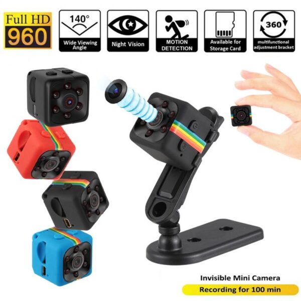 Sq11 Mini cámara Sensor de cámara Visión nocturna Videocámara Grabadora Motion DVR Micro Cámara Deporte DV Video 1