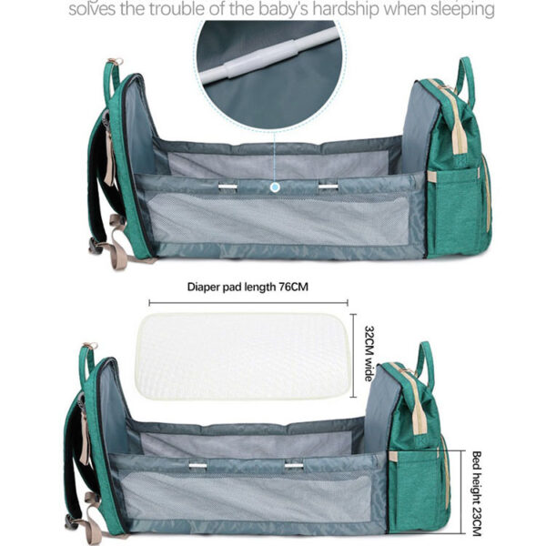 Umaubaby Pre design Baby Diaper Bag Waterproof Maternity Bag For Stroller Nappy Bag Large Capacity Multifunction 1