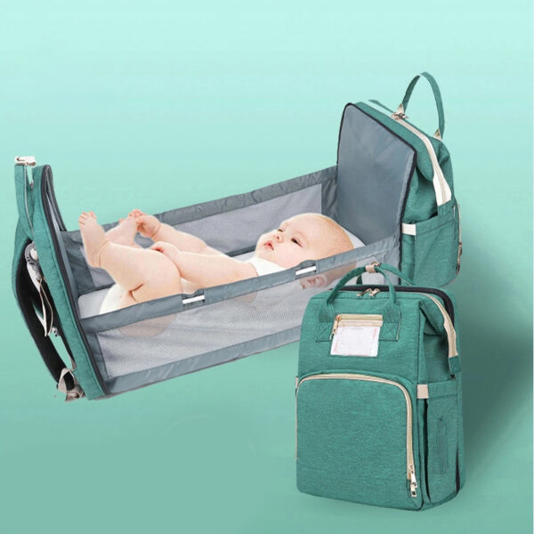 Umaubaby Pre disseny Bossa de bolquers per a nens Bossa de maternitat impermeable per a cotxet Bossa de bolquers Multifunció de gran capacitat 6