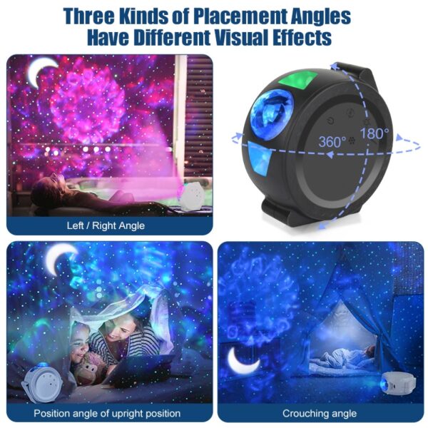 WIFI Remote Projector Star Starry Sky Night Light Ocean Wave Sky Projector Water Wave Night Lamp 3