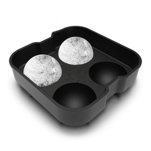 Whiskey Ice Cube Maker Ball Mold Mould Brick Round Bar Accessiories High Quality Black Color Ice 1