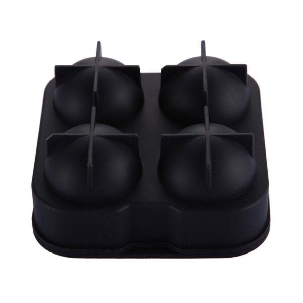 Whiskey Ice Cube Maker Ball Mold Mould Brick Round Bar Accessiories High Quality Black Color Ice 3
