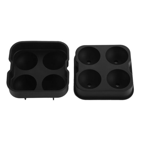 វីស្គី Ice Cube Maker Ball Mold Mold Brick Round Bar Accessories High Quality Black Color Ice 4