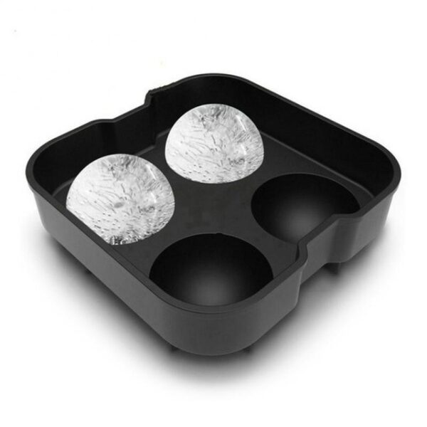 Уиски Ice Cube Maker Ball Mold Mould Mold Тухла Кръгла лента Аксесоари Висококачествен черен цвят