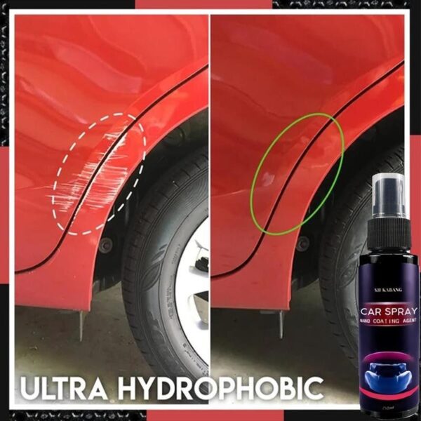Spray per riparazione graffi per auto da 100 ml Nano Spray Restauratore per interni auto Agente riparatore Vernice per auto Spray per rivestimento polacco 4