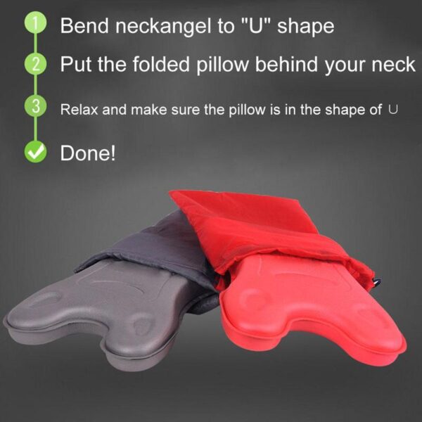 1pc Pain Relief Pillow Relaxer Neck Head Shoulder Stress Stretcher Office Support Correction Cervical Stretch Traction 4