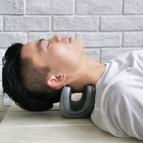 1pc Pain Relief Pillow Relaxer Neck Head Shoulder Stress Stretcher Office Support Correction Cervical Stretch Traction