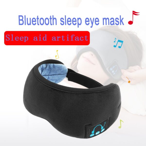 Ang mga tiggama sa 2020 bag-ong wireless Bluetooth v5 0 headset nga tawag sa musika sa pagtulog artifact makaginhawa nga maskara sa mata sa pagkatulog 1