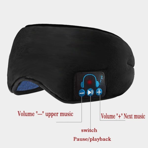 2020 manufacturers new wireless Bluetooth v5 0 headset call music sleep artifact breathable sleep eye mask 2