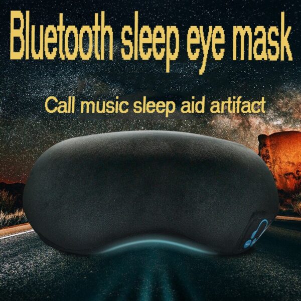 2020 manufacturers new wireless Bluetooth v5 0 headset call music sleep artifact breathable sleep eye mask 4