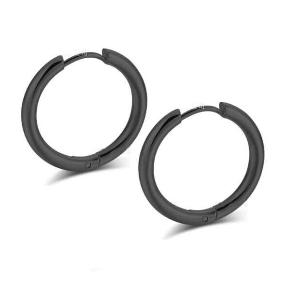 2PC Teeb Stainless Hlau Me Me Hoop Earrings rau Cov Poj Niam Txiv Neej Kub Dub Pob Ntseg Pob Ntseg Pob Ntseg 3.jpg 640x640 3