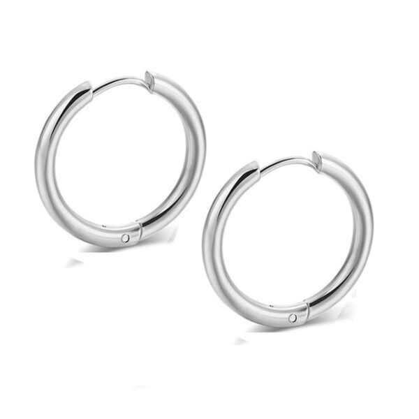 2PC Tautuhi Kowiri tira Whakakai Hoop Iti mo nga Wahine Taane Gold Black Circle Earring