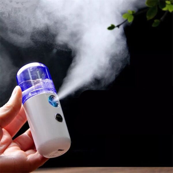 30ML Mini Nano Facial Sprayer USB Nebulizer Face Steamer Humidifier Hydrating Anti aging Wrinkle Women Beauty