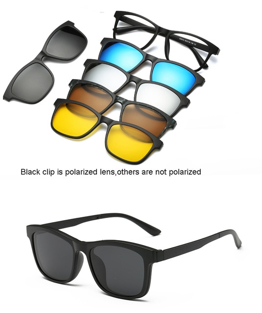 6 Sa 1 Custom Men Women Polarized Optical Magnetic Sunglasses Clip Magnet Clip sa Sunglasses Polaroid 1..jpg 640x640 1
