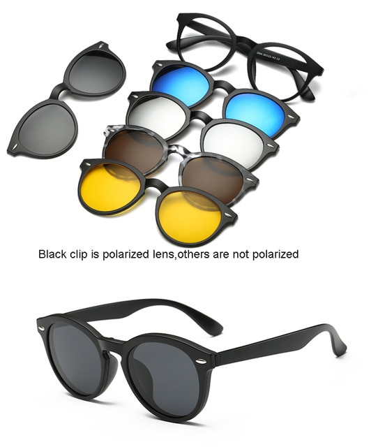 6 Sa 1 Custom Men Women Polarized Optical Magnetic Sunglasses Clip Magnet Clip sa Sunglasses Polaroid 2..jpg 640x640 2