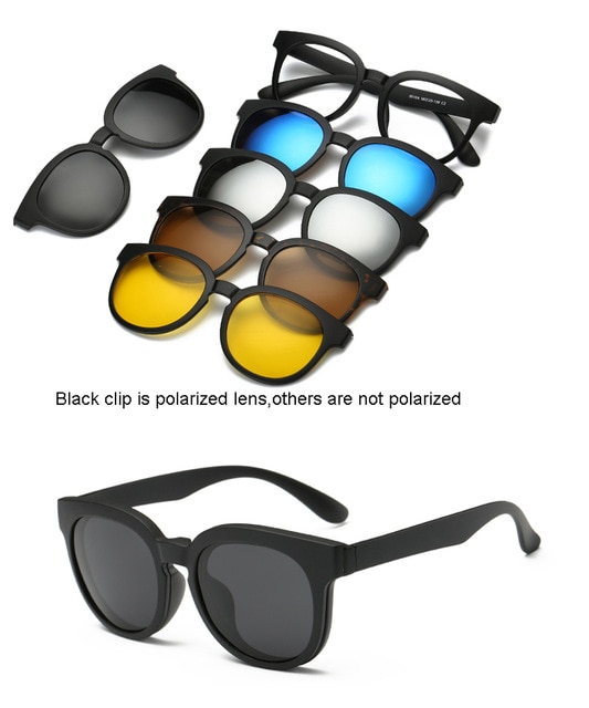6 Sa 1 Custom Men Women Polarized Optical Magnetic Sunglasses Clip Magnet Clip sa Sunglasses Polaroid 3..jpg 640x640 3