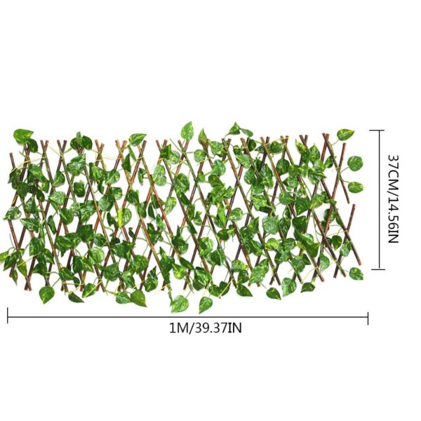 人造花园植物围栏防紫外线隐私屏幕户外室内使用花园围栏后院家居装饰 5