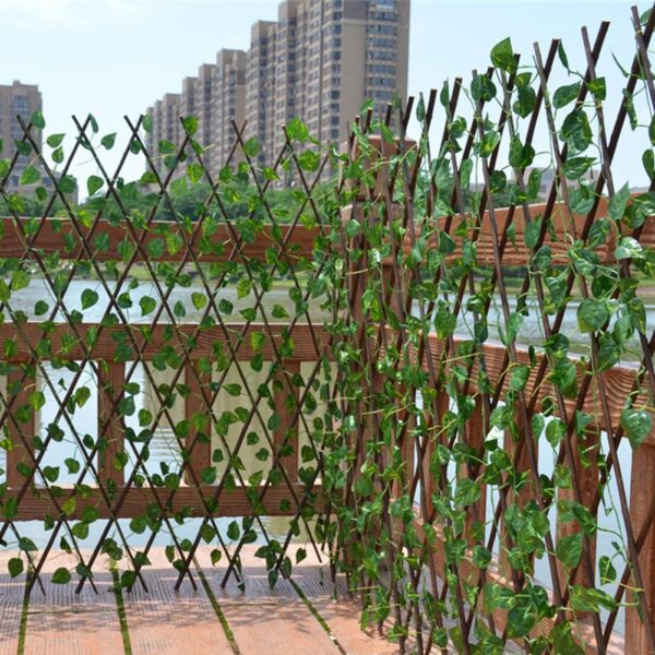 Fence Nebatê Baxçeyê Artificial Fence UV Parastî Perdeya Nepenîtiyê ya Derveyî Bikaranîna hundurîn Têlê Baxçe Li paşiya malê Decor