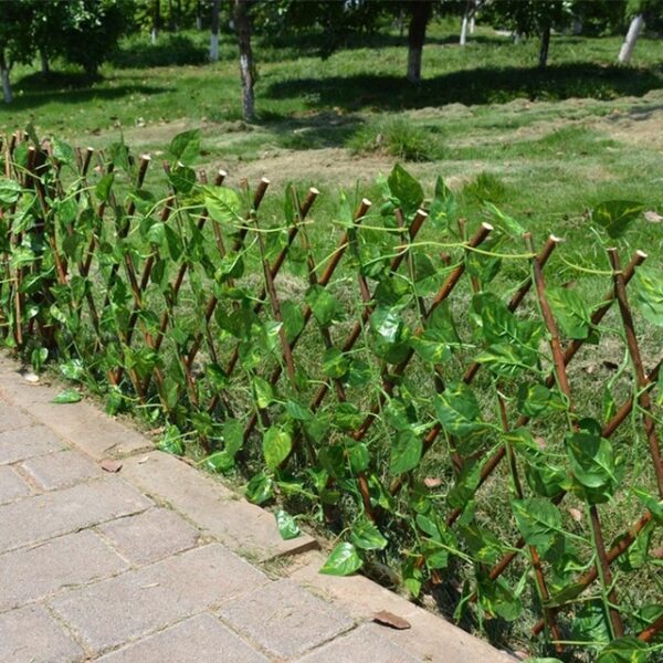 Umetna vrtna rastlinska ograja UV zaščiten zaslon za zaščito zasebnosti Zunanja notranja uporaba Vrtna ograja Dvorišče Domov
