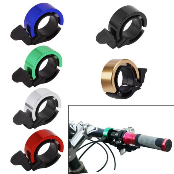 Bicycle Bell 2020 New Q Type Aluminum Alloy Bicycle Bell For Mtb Cycling Alloy 90Db Horn 4
