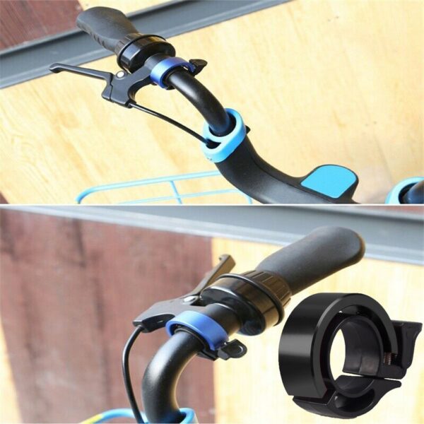 Bicycle Bell 2020 New Q Type Aluminum Alloy Bicycle Bell For Mtb Cycling Alloy 90Db Horn 5