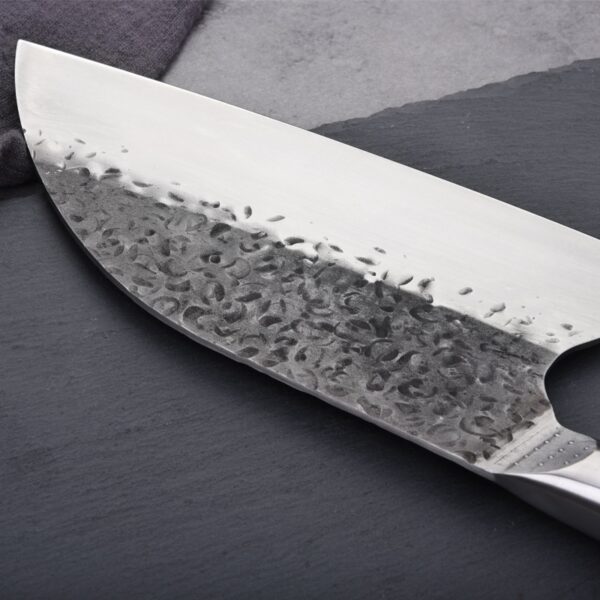 Месарски нож не'рѓосувачки 5CR15MOV Челична сечка Кинески нож Кујнски нож Готвач Алатки за готвење со дрвена рачка 4