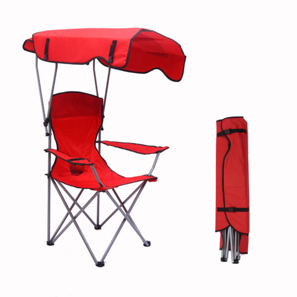 I-Canopy outdoor camping lightweight ibhishi eligoqekayo eligoqekayo i-sunshade fishing footrest camp chair izihlalo zezihlalo ezigoqekayo