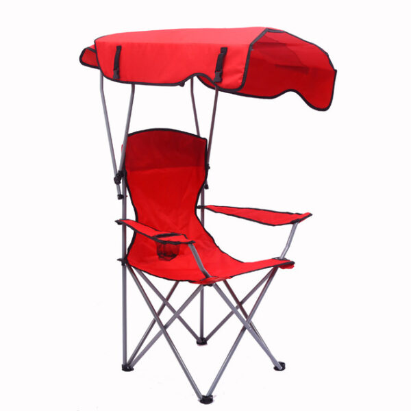 I-Canopy outdoor camping lightweight ibhishi eligoqekayo eligoqekayo i-sunshade yokudoba i-footrest camp chair isitulo esigoqekayo