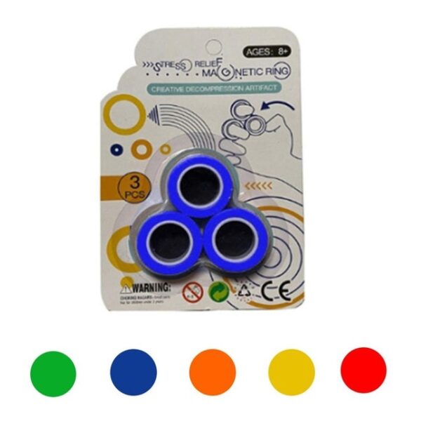 Colorful Bracelet Magic Toy Mini Magnetic Ring Toy Durable Unzip For Friends Gathering Festivals Performance 3.jpg 640x640 3