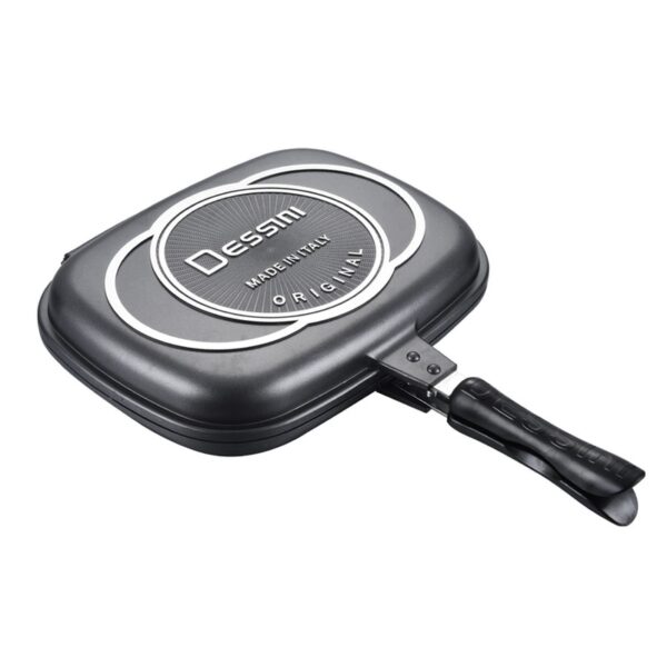Double sided baking pan frying pan non stick pan barbecue pot steak pot kitchen cookware outdoor 2
