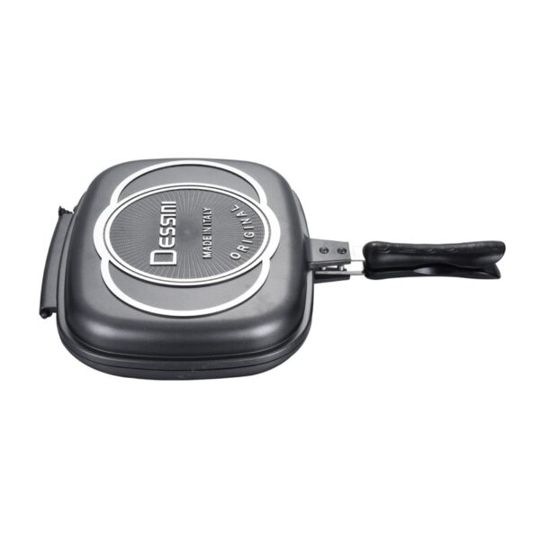 Doble nga sided baking pan frying pan non stick pan barbecue pot steak pot kitchen cookware sa gawas 3