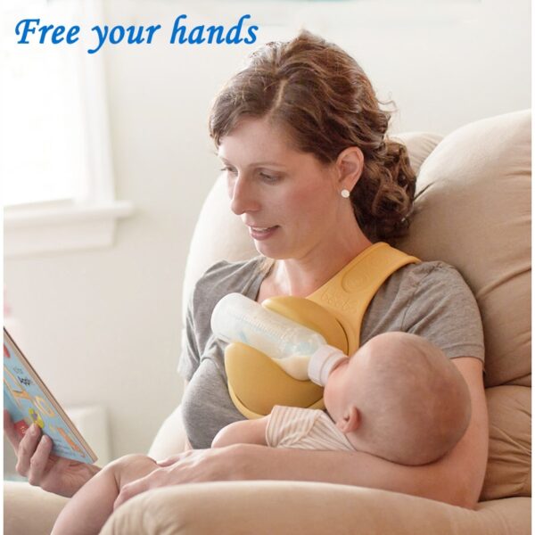 Dropshipping Pagpakaon sa Baby Hand Free Baby Bottle Holder Strap Leash Hands Stroller Feeding Fixing Bracket Baby 1
