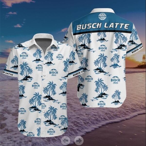 Dropshipping USA Size Mens Funny Busch Printed Short Sleeve Shirt Summer Latte Beer Series Male Casual.jpg 640x640