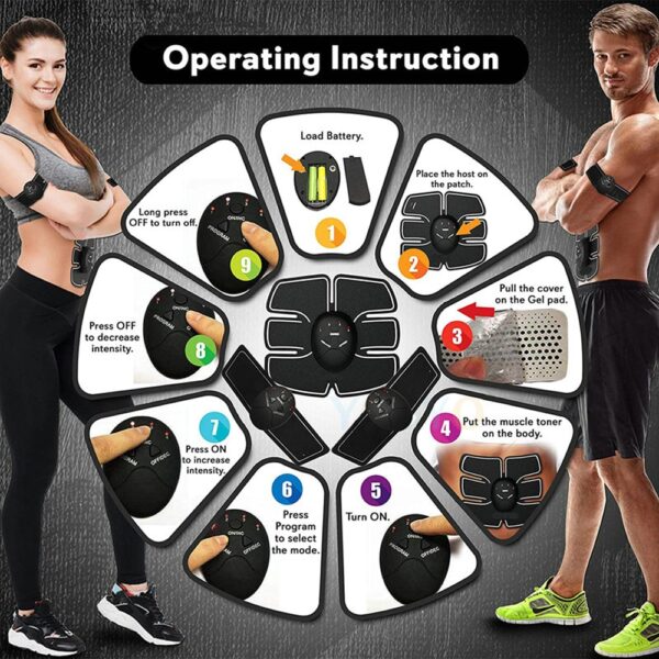 EMS Hip Muscle Stimulator Fitness Lifting Buttock Tiyan Trainer Pagbug-at sa Timbang Pag-ayo sa Lawas Massage Dropshipping Bag-ong 5