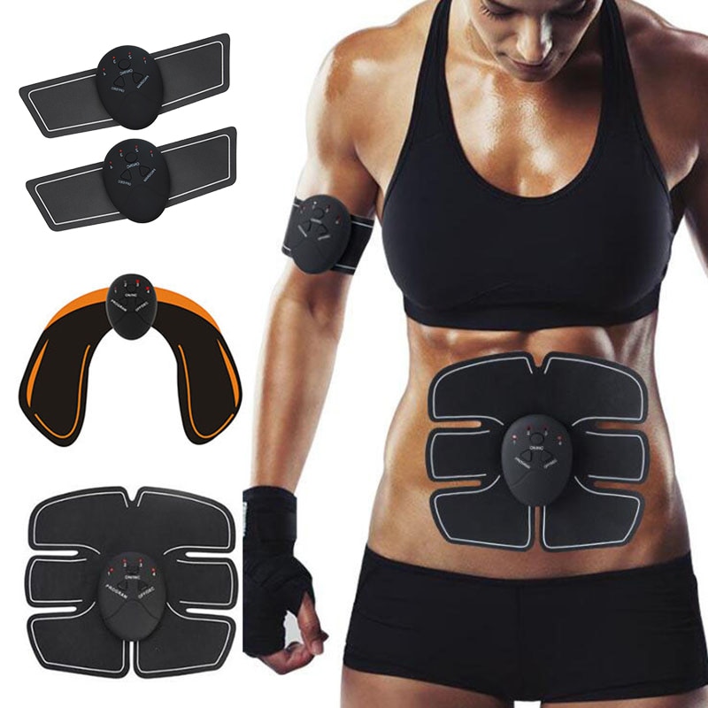 Details about   Smart Abs`Stimulator Abdominal Muscle Training Pad Ems Body Fit Slimming F.h 
