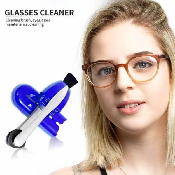Set de curățare ochelari de protecție Ochelari de curățat Ochelari de vedere Ochelari de soare Ochelari de curățat perie Instrument de întreținere multifuncțional Portabil fierbinte 1
