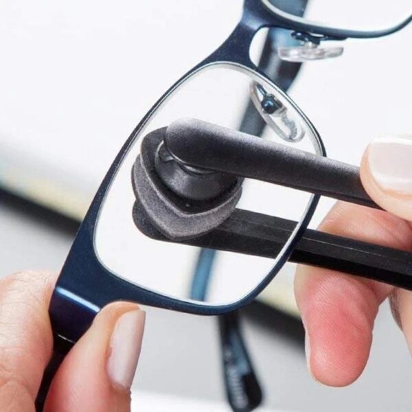 Kit de curățare a ochelarilor de protecție Ochelari de curățat Ochelari de vedere Ochelari de soare Ochelari de curățat Perie Instrument de întreținere multifuncțional Portabil fierbinte