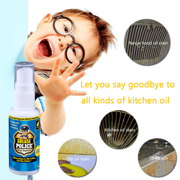 Grease Police Magic Degreaser Cleaner Spray Kitchen Home Degreaser Dilute Dirt Oil Cleaner Household Cleaning Chemicals 2