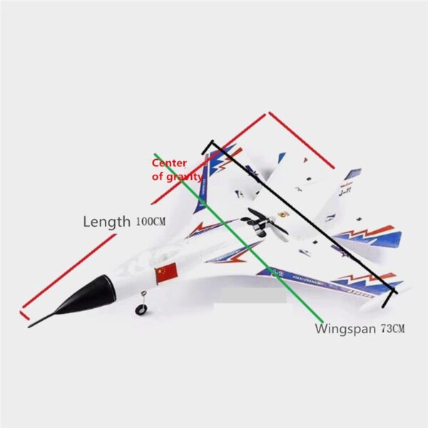 J 11 750mm Wingspan EPO Fighter Electric Remote Control RC Aircraft Plane RC Airplane RTF Dulaan 4