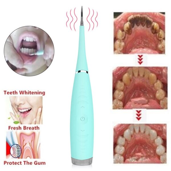 KOLI Trydan Ultrasonic Graddiwr Deintyddol Sonig Tooth Gwaredwr Calcwlws Glanhawr Dannedd staeniau Tartar Offeryn Whiten Dannedd 3