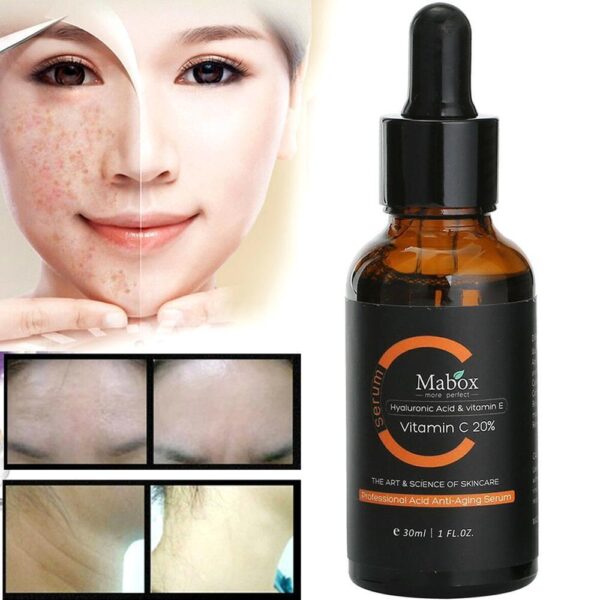 MABOX 2 5 Retinol Whitening Face Cream ວິຕາມິນ C Whitening Serum ຕ້ານຄວາມແກ່ຜິວຫນ້າຄີມ ບຳ ລຸງຜິວ 2