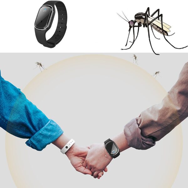 Mosquito Repellent Bracelet Kids Anti Mosquito Killer Ultrasonic Pest Insect Drive Wristband 1