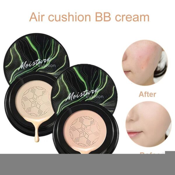 Sveppahöfuð Make up Air Cushion Moisturizing Foundation Loft gegndræpt Natural Brightening Makeup BB Cream 4
