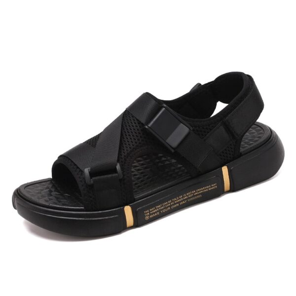 Sa gawas nga Makaginhawa nga Kaharuhay nga Slip sa Plus Size Bukas nga Sapatos Kaswal nga Lalaki Mga Sandal Mga Sapatos sa Ting-init Sandal Mga Lalaki 1