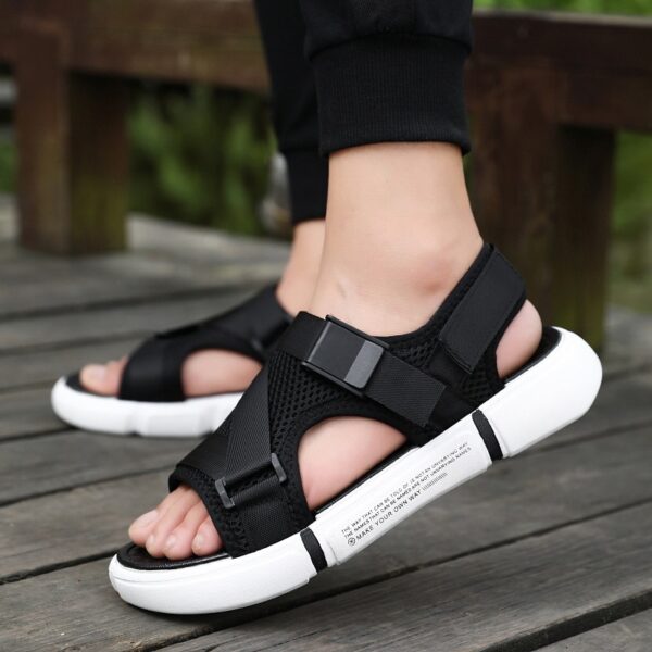 Outdoor Breathable Comfort Slip on Plus Size Open Shoes Casual Men Sandals Summer Shoes Sandal Mens 3